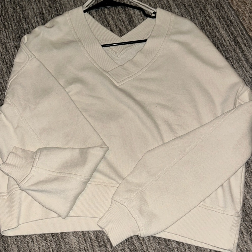 Cream cropped sweater